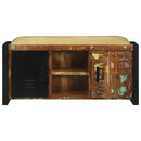 vidaXL Pad Szekrény Sokszínű Tömör újrahasznosított fa