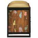 vidaXL Pad Szekrény Sokszínű Tömör újrahasznosított fa