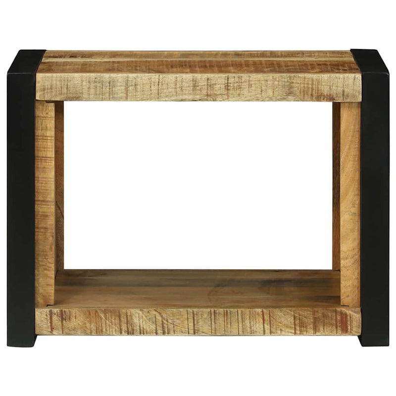 vidaXL Fal Kocka polcokkal Barna 55 x 35 x 40 cm Tömör mangófa