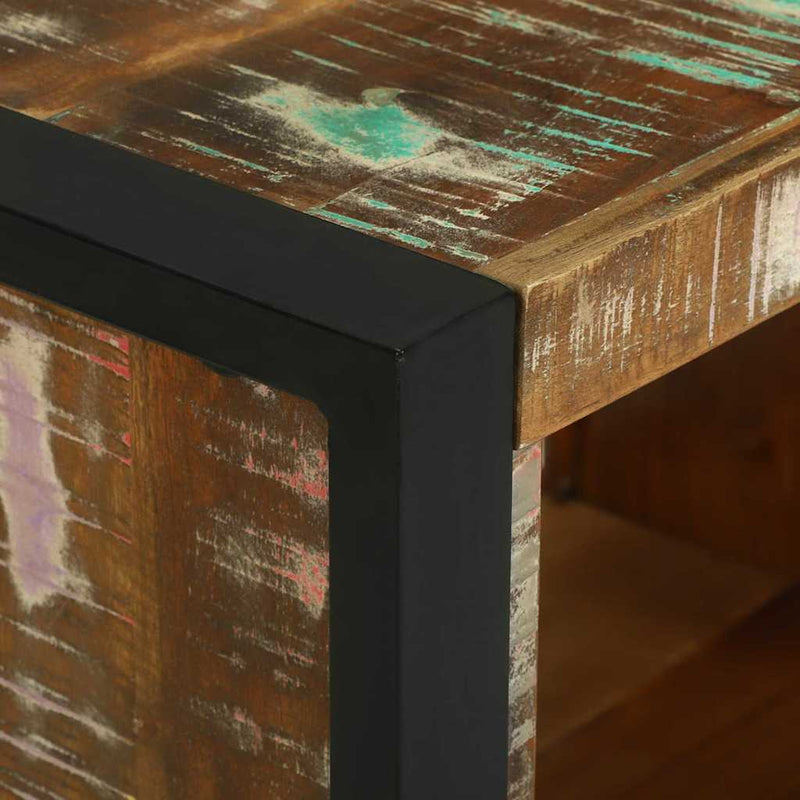 vidaXL Fal Kocka Barna 55 x 35 x 40 cm Tömör újrahasznosított fa