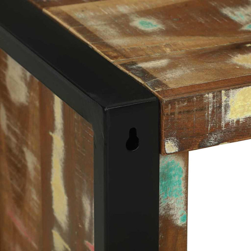 vidaXL Fal Kocka Barna 55 x 35 x 40 cm Tömör újrahasznosított fa