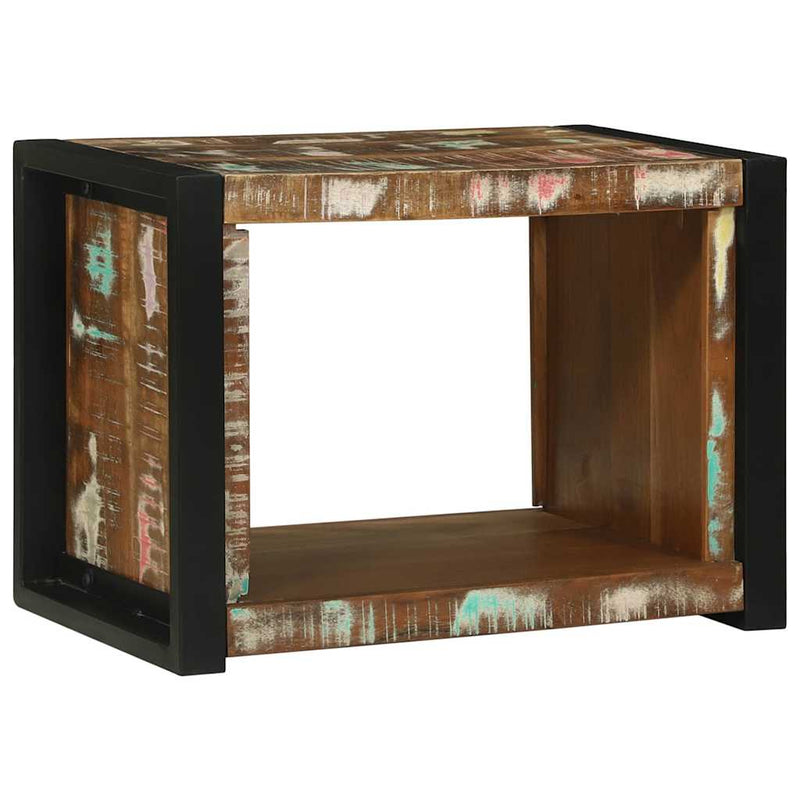 vidaXL Fal Kocka Barna 55 x 35 x 40 cm Tömör újrahasznosított fa