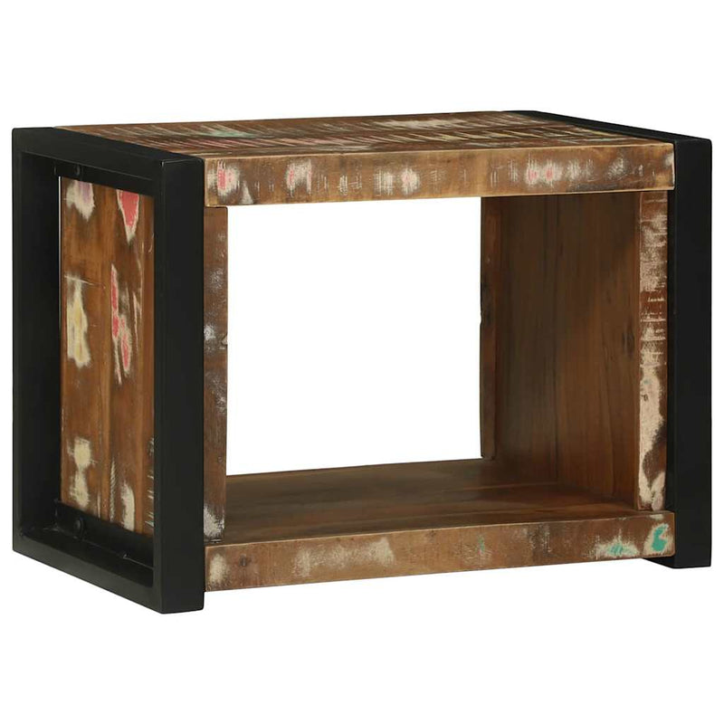 vidaXL Fal Kocka Barna 55 x 35 x 40 cm Tömör újrahasznosított fa