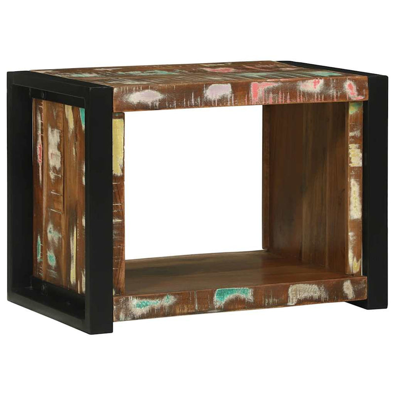 vidaXL Fal Kocka Barna 55 x 35 x 40 cm Tömör újrahasznosított fa