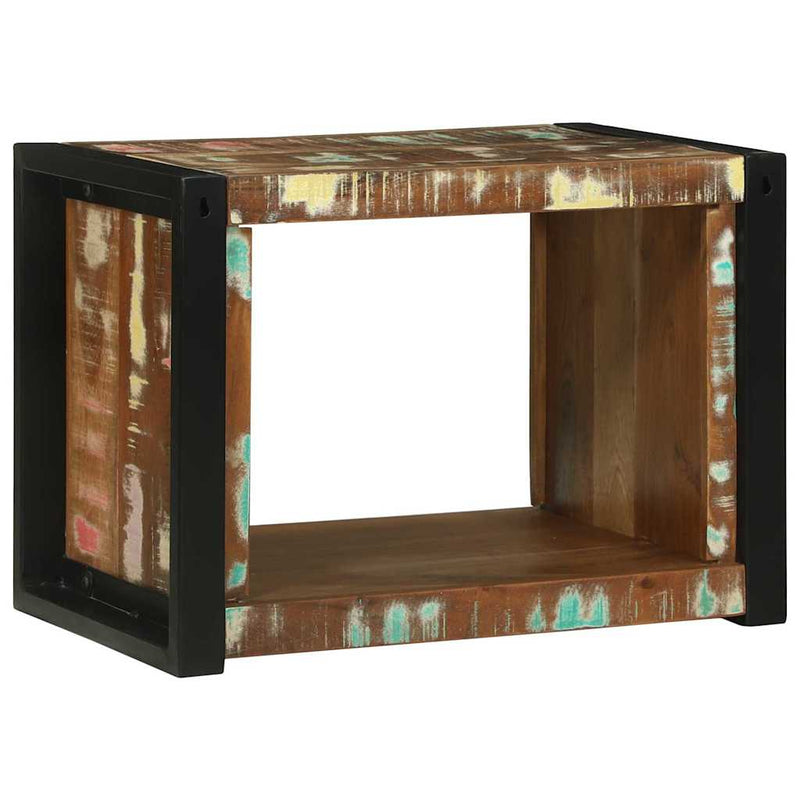 vidaXL Fal Kocka Barna 55 x 35 x 40 cm Tömör újrahasznosított fa