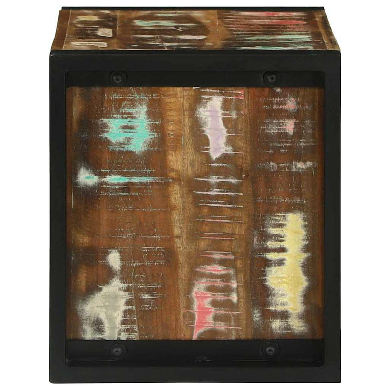 vidaXL Fal Kocka Barna 55 x 35 x 40 cm Tömör újrahasznosított fa