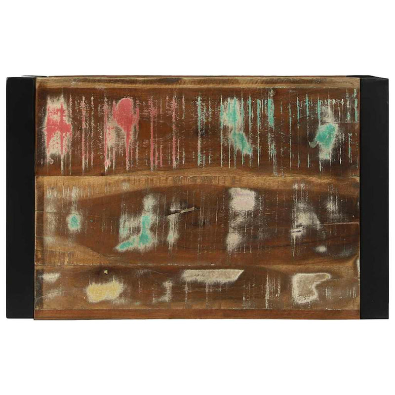 vidaXL Fal Kocka Barna 55 x 35 x 40 cm Tömör újrahasznosított fa