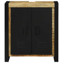 vidaXL Mosogató szekrény tárolóval Barna 55 x 35 x 60 cm Tömör mangófa