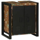 vidaXL Mosogató szekrény tárolóval Barna Tömör újrahasznosított fa