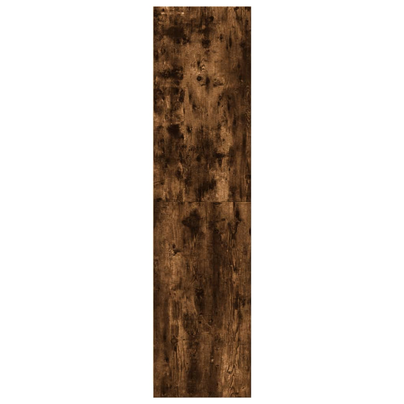 vidaXL füstös tölgy színű szerelt fa ruhásszekrény 30 x 50 x 200 cm