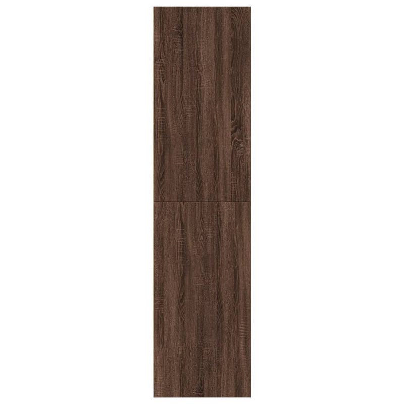 vidaXL barna tölgy színű szerelt fa ruhásszekrény 30 x 50 x 200 cm