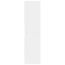 vidaXL fehér szerelt fa ruhásszekrény 80 x 50 x 200 cm