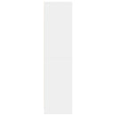 vidaXL fehér szerelt fa ruhásszekrény 50 x 50 x 200 cm