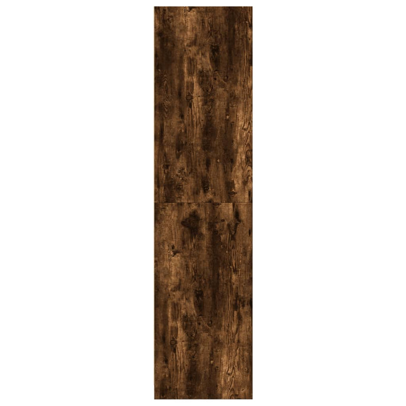 vidaXL füstös tölgy színű szerelt fa ruhásszekrény 100 x 50 x 200 cm