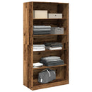 vidaXL antik fa színű szerelt fa ruhásszekrény 100 x 50 x 200 cm