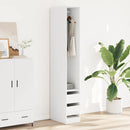 vidaXL fehér szerelt fa ruhásszekrény 30 x 50 x 200 cm