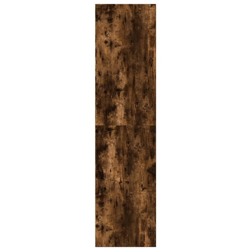 vidaXL füstös tölgy színű szerelt fa ruhásszekrény 30 x 50 x 200 cm
