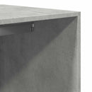 vidaXL betonszürke szerelt fa ruhásszekrény 80 x 50 x 200 cm