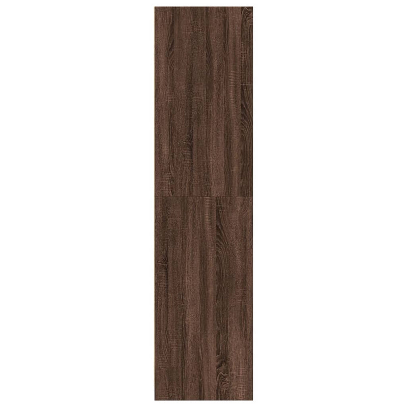 vidaXL barna tölgy színű szerelt fa ruhásszekrény 80 x 50 x 200 cm