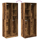 vidaXL antik fa színű szerelt fa ruhásszekrény 80 x 50 x 200 cm