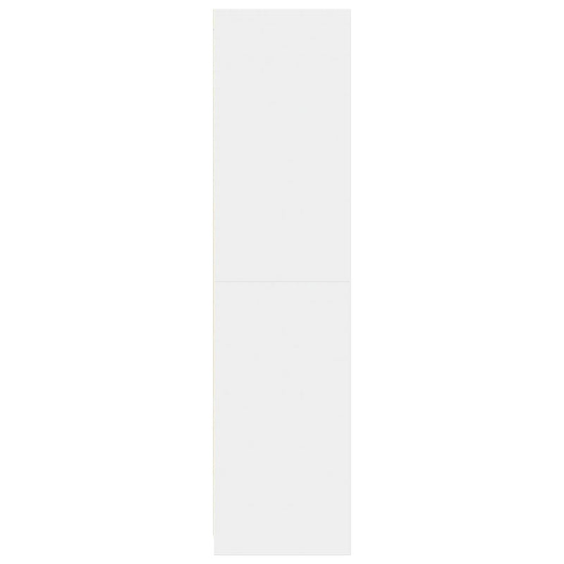 vidaXL fehér szerelt fa ruhásszekrény 30 x 50 x 200 cm
