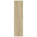 vidaXL tölgy színű szerelt fa ruhásszekrény 30 x 50 x 200 cm