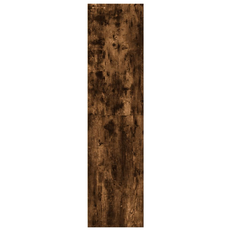vidaXL füstös tölgy színű szerelt fa ruhásszekrény 30 x 50 x 200 cm