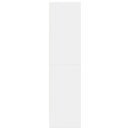 vidaXL fehér szerelt fa ruhásszekrény 80 x 50 x 200 cm