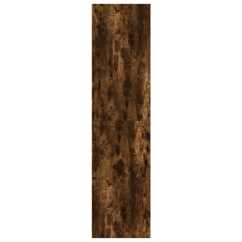 vidaXL füstös tölgy színű szerelt fa ruhásszekrény 80 x 50 x 200 cm