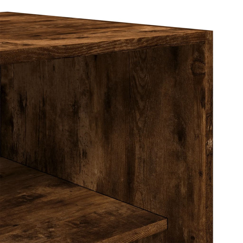 vidaXL füstös tölgy színű szerelt fa ruhásszekrény 80 x 50 x 200 cm