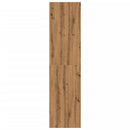 vidaXL kézműves tölgy színű szerelt fa ruhásszekrény 80 x 50 x 200 cm