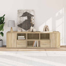 vidaXL sonoma tölgy színű szerelt fa sarokszekrény 160 x 40 x 45 cm