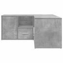 vidaXL betonszürke szerelt fa sarokszekrény 160 x 40 x 45 cm