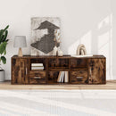 vidaXL füstös tölgy színű szerelt fa sarokszekrény 160 x 40 x 45 cm