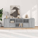 vidaXL szürke sonoma színű szerelt fa sarokszekrény 160 x 40 x 45 cm