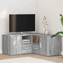 vidaXL szürke sonoma színű szerelt fa sarokszekrény 160 x 40 x 45 cm