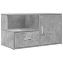 vidaXL betonszürke szerelt fa sarokszekrény 200 x 40 x 45 cm