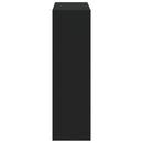 vidaXL fekete szerelt fa könyvszekrény 102 x 32 x 108 cm