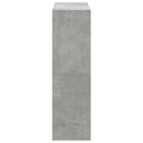 vidaXL betonszürke szerelt fa könyvespolc 102 x 32 x 108 cm