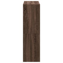 vidaXL barna tölgy színű szerelt fa könyvespolc 102 x 32 x 108 cm