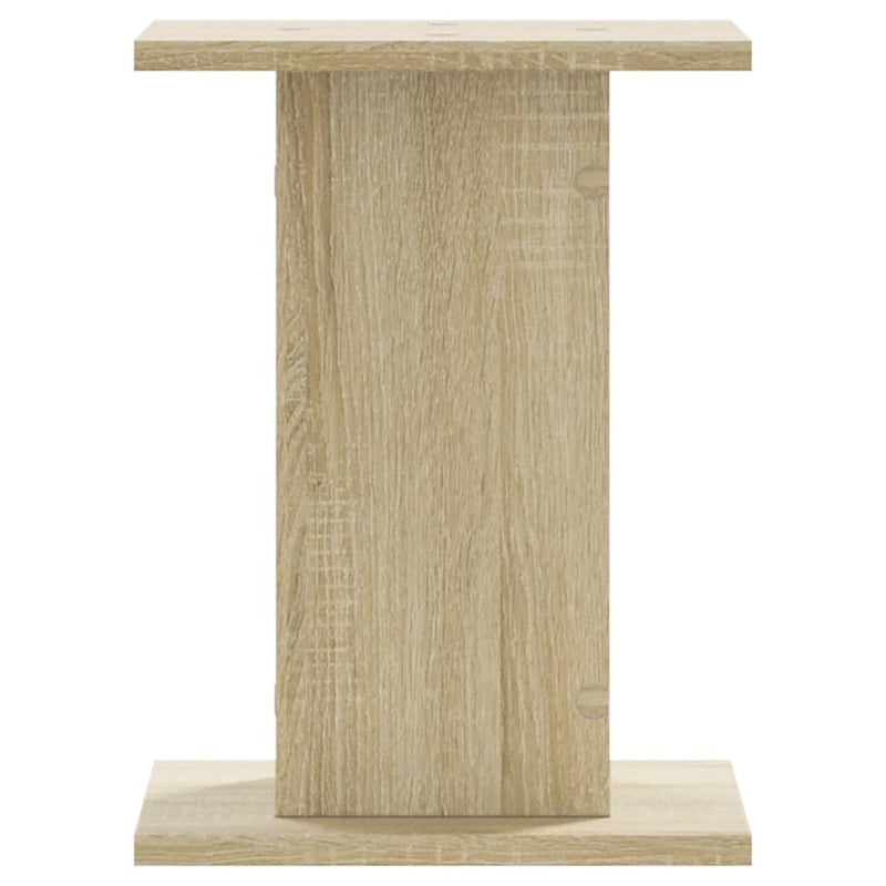 vidaXL 2 db sonoma tölgy szerelt fa növénytartó állvány 30x30x40 cm