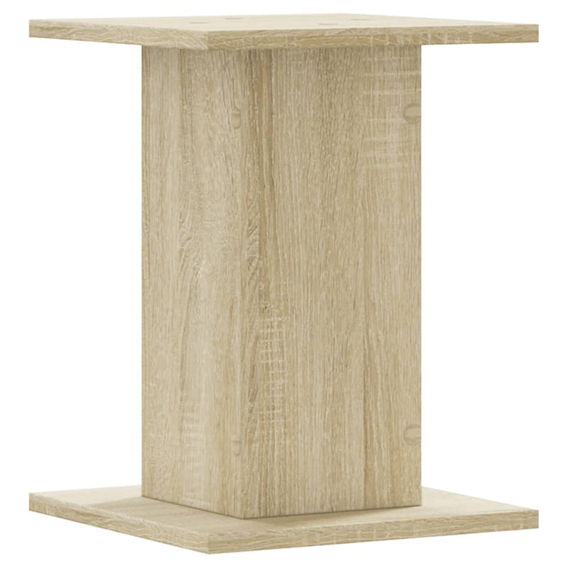 vidaXL 2 db sonoma tölgy szerelt fa növénytartó állvány 30x30x40 cm