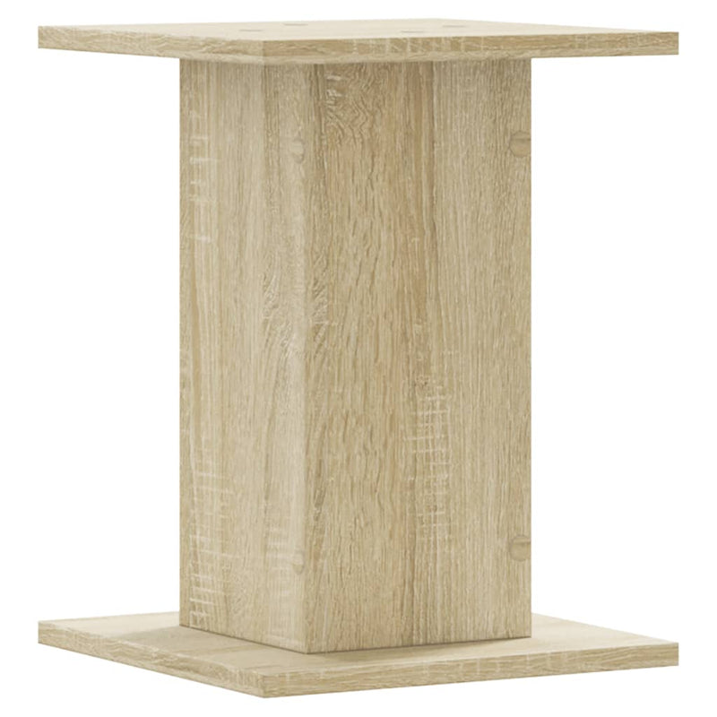vidaXL 2 db sonoma tölgy szerelt fa növénytartó állvány 30x30x40 cm