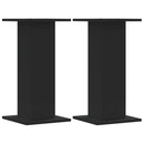 vidaXL 2 db fekete szerelt fa növénytartó állvány 30 x 30 x 60 cm