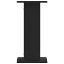 vidaXL 2 db fekete szerelt fa növénytartó állvány 30 x 30 x 60 cm