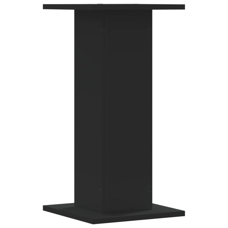 vidaXL 2 db fekete szerelt fa növénytartó állvány 30 x 30 x 60 cm