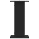 vidaXL 2 db fekete szerelt fa növénytartó állvány 30 x 30 x 60 cm