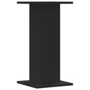 vidaXL 2 db fekete szerelt fa növénytartó állvány 30 x 30 x 60 cm