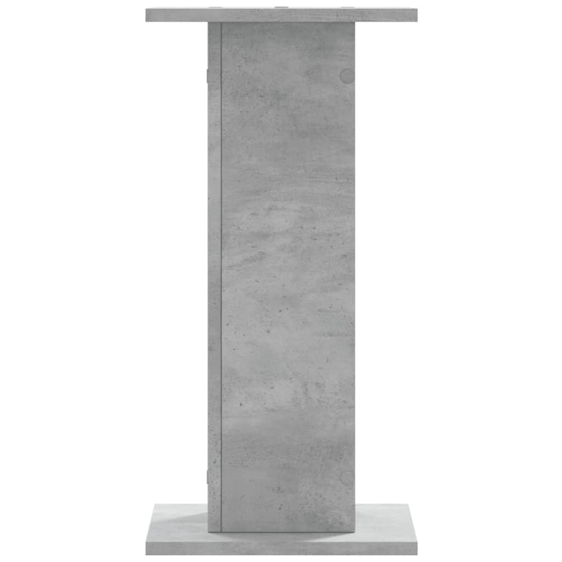 vidaXL 2 db betonszürke szerelt fa növénytartó állvány 30 x 30 x 60 cm