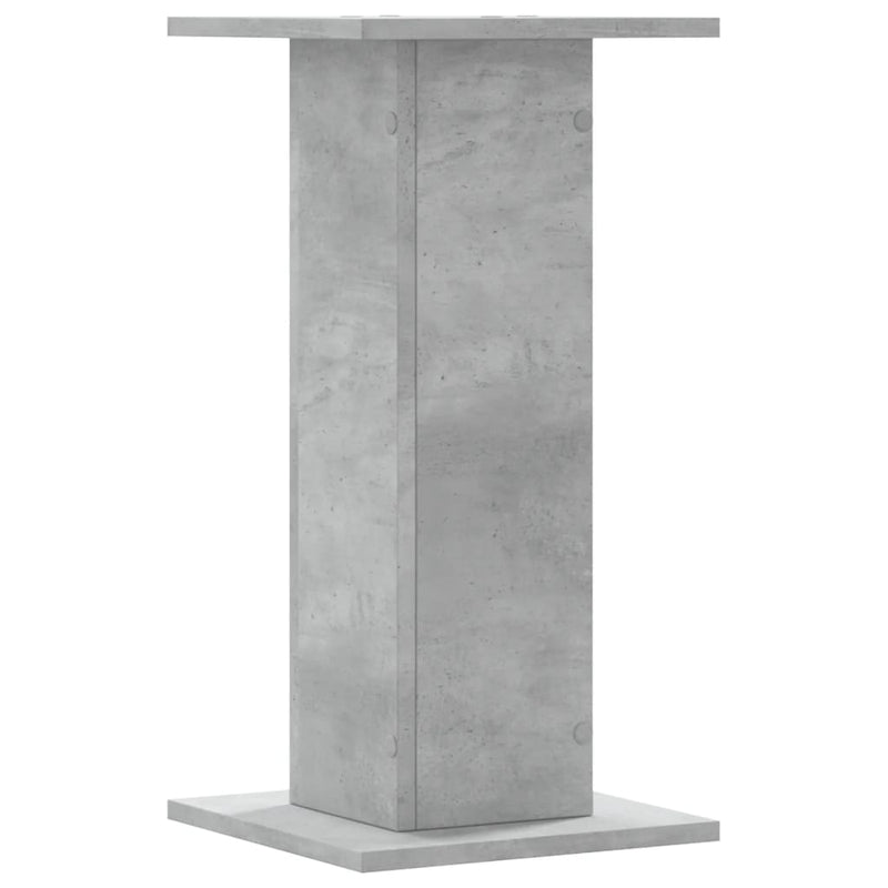 vidaXL 2 db betonszürke szerelt fa növénytartó állvány 30 x 30 x 60 cm